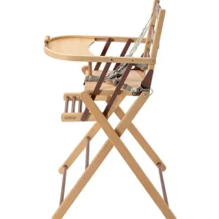 Chaise haute extra pliante Sarah hybride vieux rose|Combelle Discount