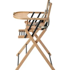 Outlet Combelle Chaise haute extra pliante Sarah hybride anthracite