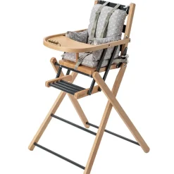 Outlet Combelle Chaise haute extra pliante Sarah hybride anthracite