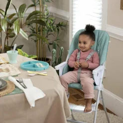 Chaise haute pliante Sun Valley Vert d'eau|Ingenuity Clearance