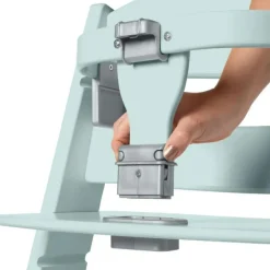 Chaise haute Syt évolutive avec tablette vert menthe|Geuther Online