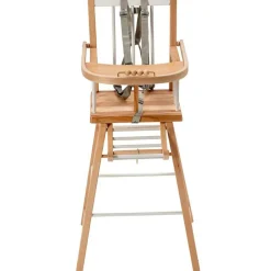 Chaise haute traditionnelle André hybride blanc|Combelle Hot