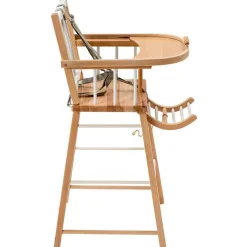 Chaise haute traditionnelle André hybride blanc|Combelle Hot