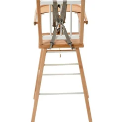 Chaise haute traditionnelle André hybride blanc|Combelle Hot