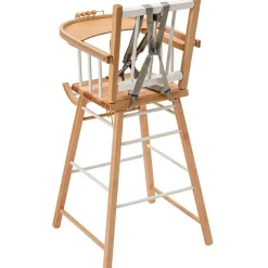 Chaise haute traditionnelle André hybride blanc|Combelle Hot