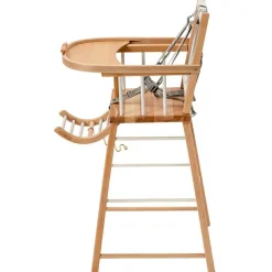 Chaise haute traditionnelle André hybride blanc|Combelle Hot