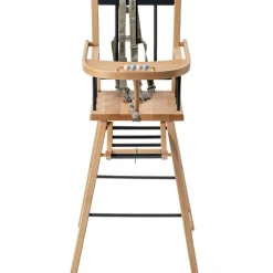 New Combelle Chaise haute traditionnelle André hybride anthracite