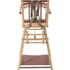 Chaise haute transformable Marcel hybride vieux rose|Combelle New