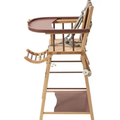 Chaise haute transformable Marcel hybride vieux rose|Combelle New