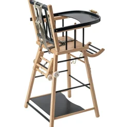 Sale Combelle Chaise haute transformable Marcel hybride anthracite