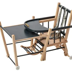 Sale Combelle Chaise haute transformable Marcel hybride anthracite