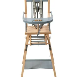 Discount Combelle Chaise haute transformable Marcel hybride bleu gris