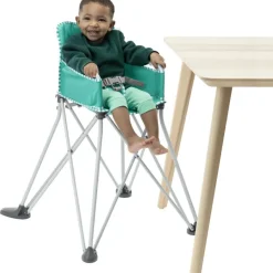 Outlet Bright Starts Chaise haute ultra compacte Pop'N Dine Vert