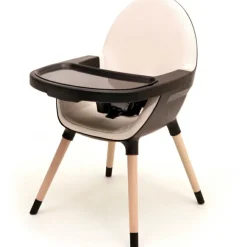 Clearance AT4 Chaise haute évolutive Essentiel plus noir et sable