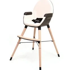 Clearance AT4 Chaise haute évolutive Essentiel plus noir et sable