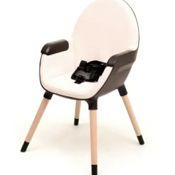 Clearance AT4 Chaise haute évolutive Essentiel plus noir et sable