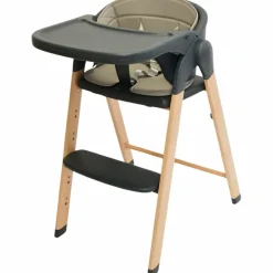 Bo Jungle Chaise haute évolutive Grow With Me gris