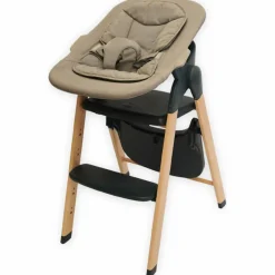 Bo Jungle Chaise haute évolutive Grow With Me gris