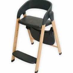 Bo Jungle Chaise haute évolutive Grow With Me gris