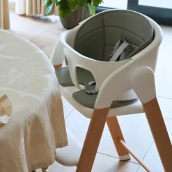 Chaise haute évolutive Grow With Me Pure white|Bo Jungle Outlet