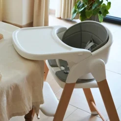 Chaise haute évolutive Grow With Me Pure white|Bo Jungle Outlet