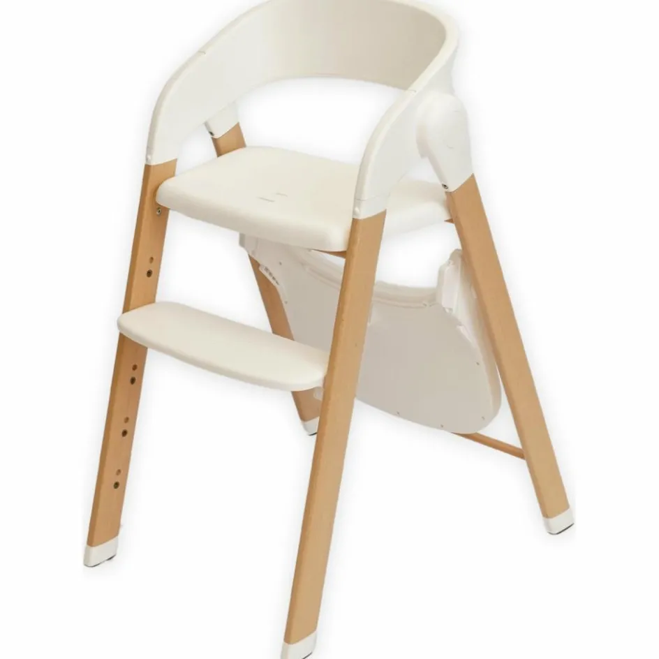 Chaise haute évolutive Grow With Me Pure white|Bo Jungle Outlet