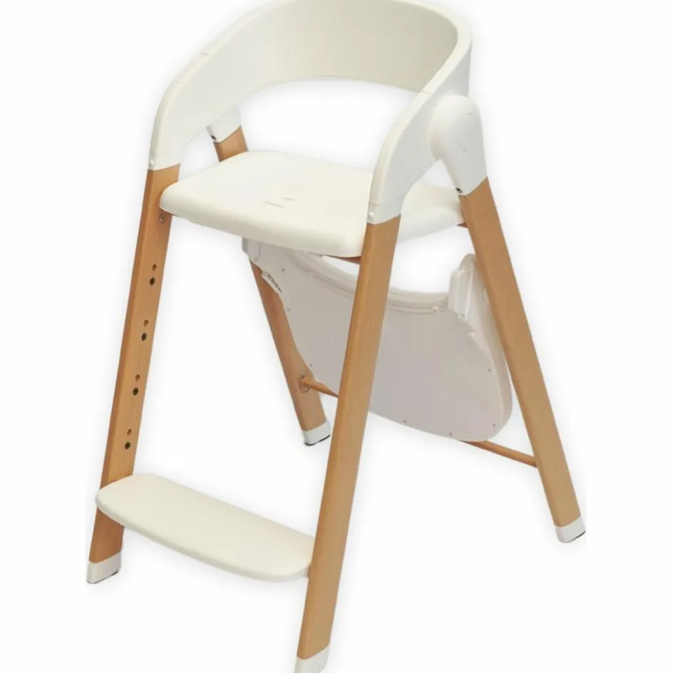 Chaise haute évolutive Grow With Me Pure white|Bo Jungle Outlet