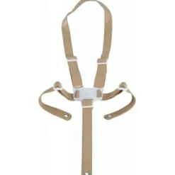 Outlet Micuna Chaise haute évolutive Ovo Luxe one avec harnais beige