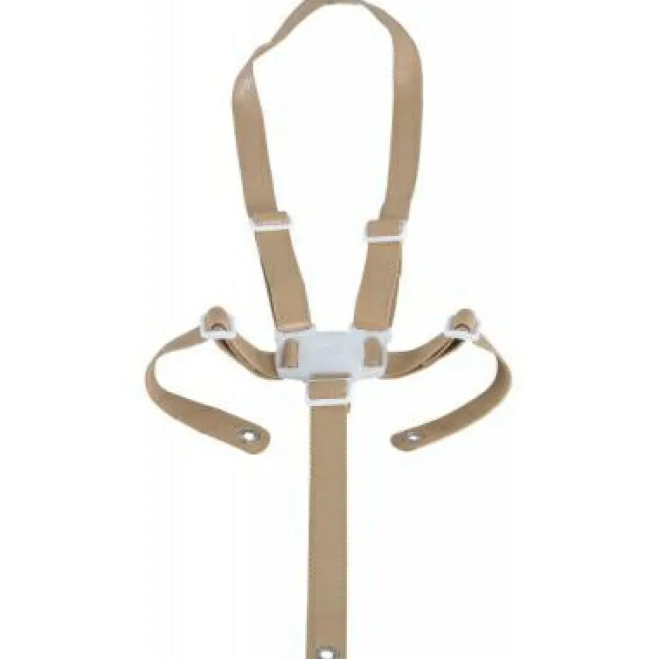 Outlet Micuna Chaise haute évolutive Ovo Luxe one avec harnais beige