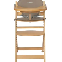 Discount Bébé Confort Chaise haute évolutive Timba Natural Wood avec coussin