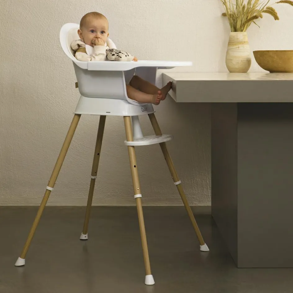 Sale Quax Chaise haute évolutive Ultimo 3 Luxe White-Naturel