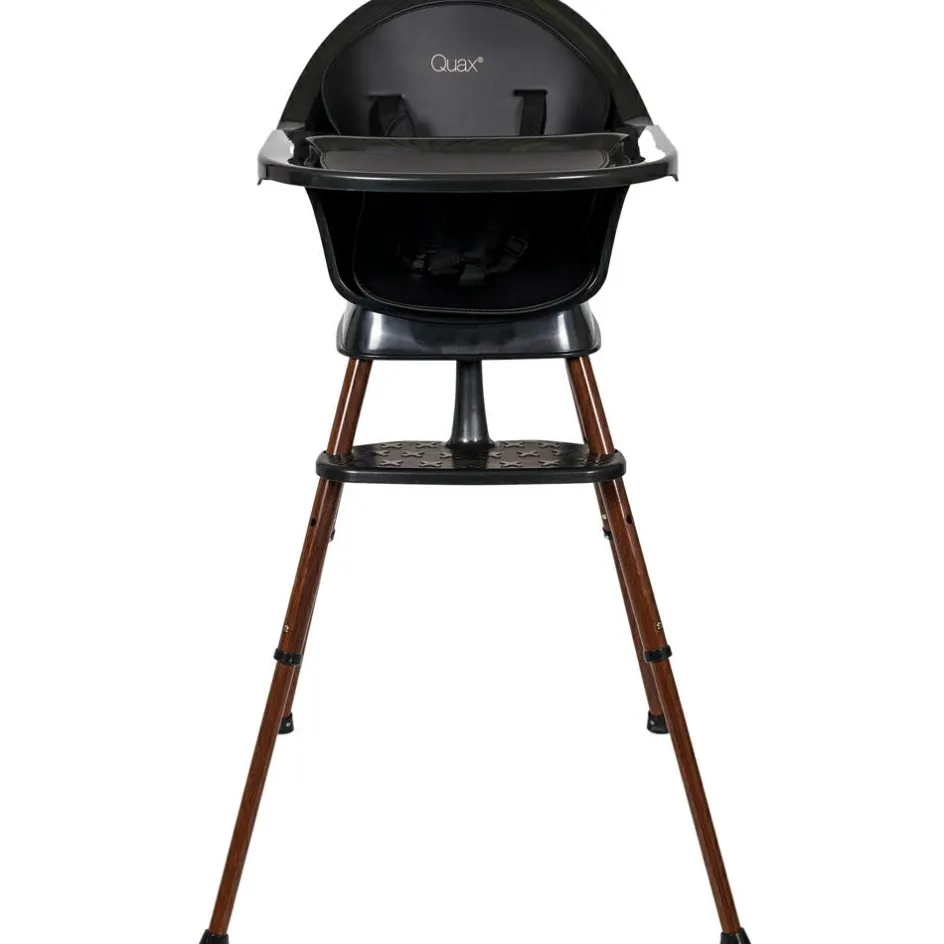 Chaise haute évolutive Ultimo 3 Luxe Black-Walnut|Quax Sale