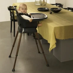 Chaise haute évolutive Ultimo 3 Luxe Black-Walnut|Quax Sale