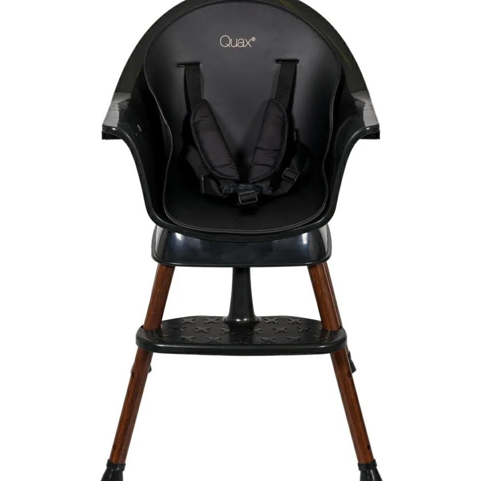 Chaise haute évolutive Ultimo 3 Luxe Black-Walnut|Quax Sale