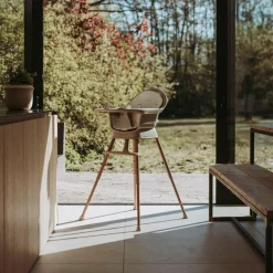 Chaise haute évolutive Ultimo 3 Luxe Argile-Naturel|Quax Discount