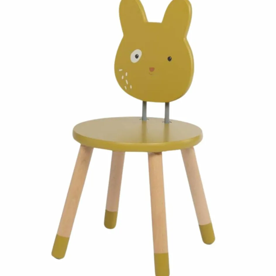 Chaise ocre Trois petits lapins|Moulin Roty