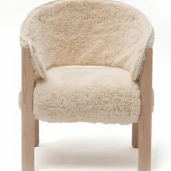 Chaise Saba en bois de hêtre Fur Milk|Charlie Crane Discount