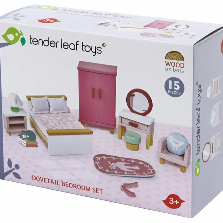 Chambre à coucher pour maison de poupée|Tender Leaf Outlet