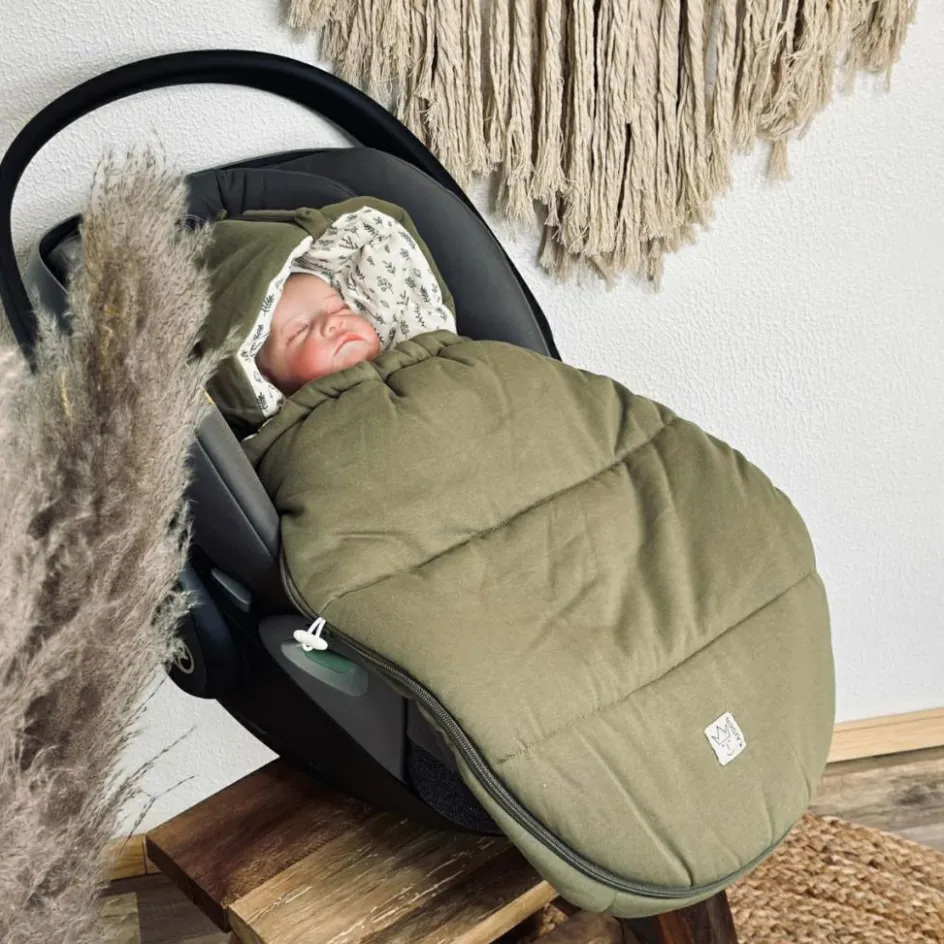 Chancelière bébé jersey Hooded olive green|Kaiser Discount