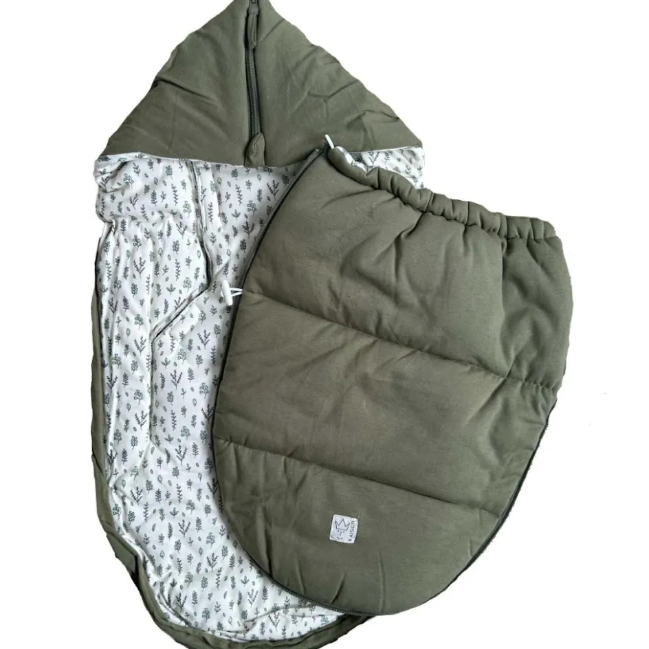Chancelière bébé jersey Hooded olive green|Kaiser Discount