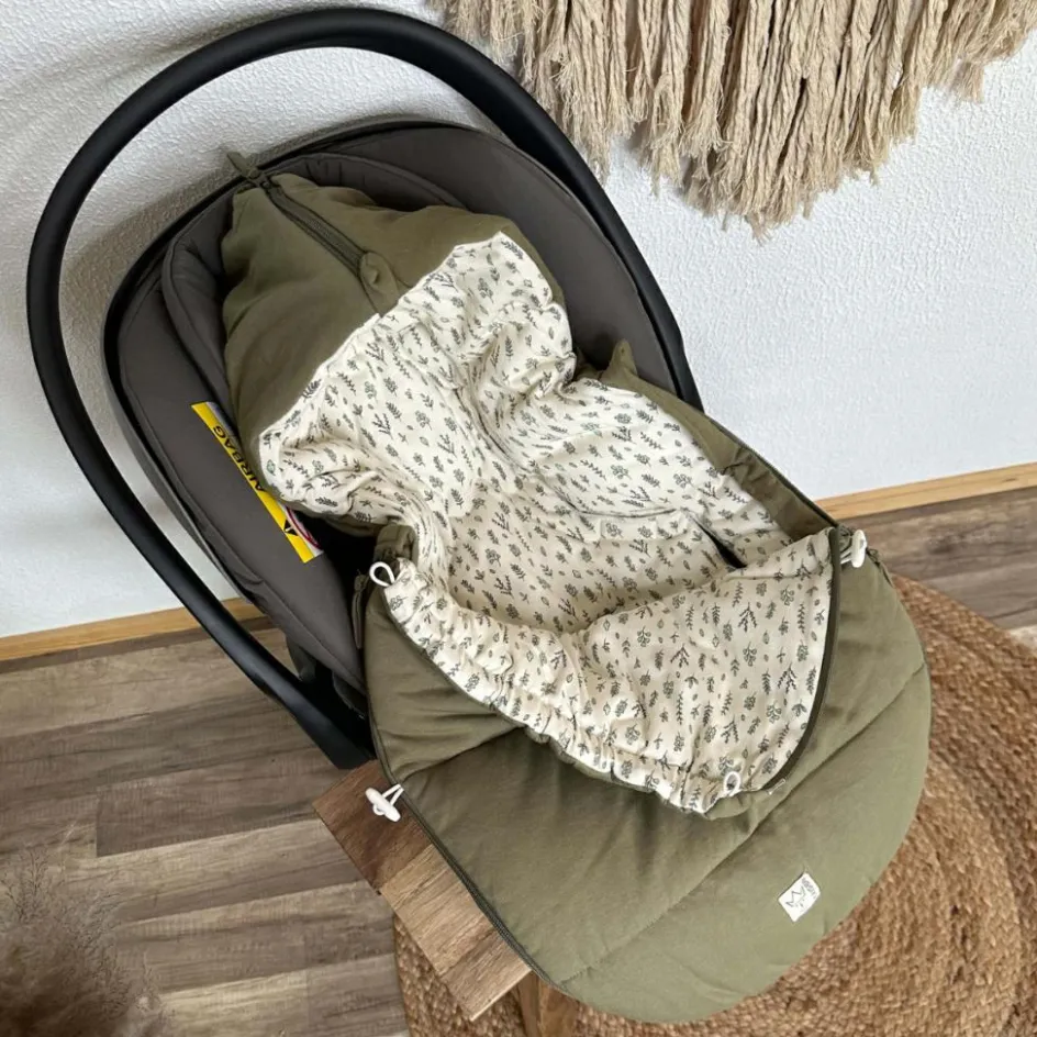 Chancelière bébé jersey Hooded olive green|Kaiser Discount