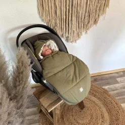 Chancelière bébé jersey Hooded olive green|Kaiser Discount