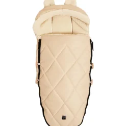 Chancelière capuche souris en laine beige (6-36 mois)|Kaiser