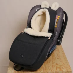 Best Kaiser Chancelière capuche souris en laine gris foncé (0-12 mois)