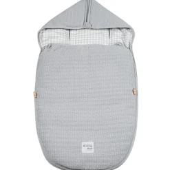 Walking Mum Chancelière pour nacelle & siège auto vichy gris (0-24 mois)