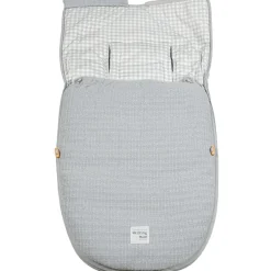 Walking Mum Chancelière pour nacelle & siège auto vichy gris (0-24 mois)