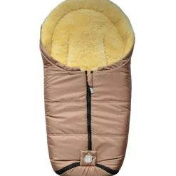 Chancelière pour siège-auto bébé en peau d'agneau NAADJA sand|Kaiser Best