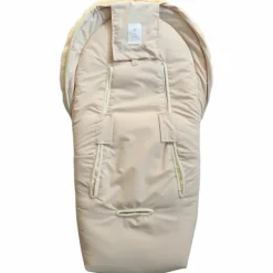 Chancelière pour siège-auto bébé en peau d'agneau EMMY crème|Kaiser Best