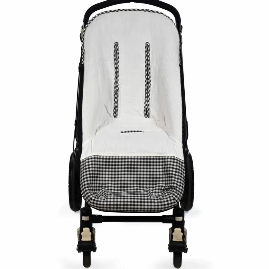 Chancelière Été I Love Vichy Noir|Walking Mum Discount