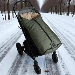 Chancelière thermique pour poussette SANDY kaki et camel|Kaiser Clearance